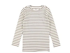 Name It mocha meringue stribet bluse